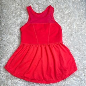 Zella Girl bright pink dance/sports top Sz M 8/10